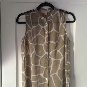 MK Sheer Printed Tank